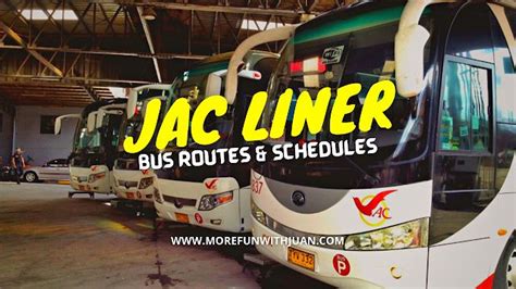 JAC Liner Online Booking, Schedules, and Routes .